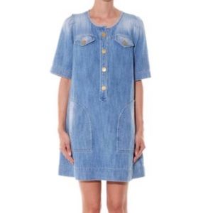 Isabel marant orianne collarless dress